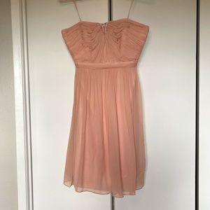 J. Crew strapless bridesmaid dress